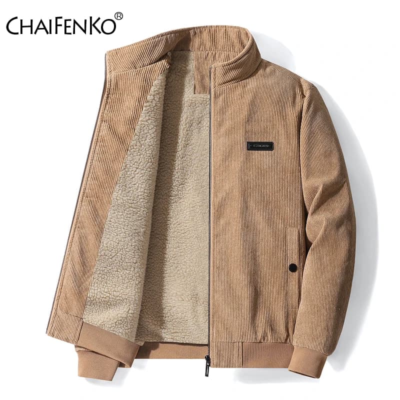 Men 2026 Winter Brand Thick Warm Fleece Jacket Men Fashion Windproof Outdoor Coat Men Autumn Outwear Classic Casual Jacket Men