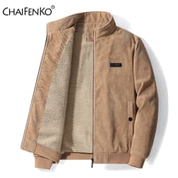 Men 2026 Winter Brand Thick Warm Fleece Jacket Men Fashion Windproof Outdoor Coat Men Autumn Outwear Classic Casual Jacket Men