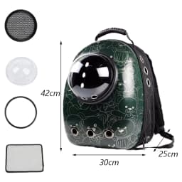 Outdoor Travel Puppy Cat Backpack Carrier Bag Breathable Pet Space Capsule Mascotas Supplies for Cats Goats Transporter Dla Kota