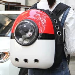 Outdoor Travel Puppy Cat Backpack Carrier Bag Breathable Pet Space Capsule Mascotas Supplies for Cats Goats Transporter Dla Kota