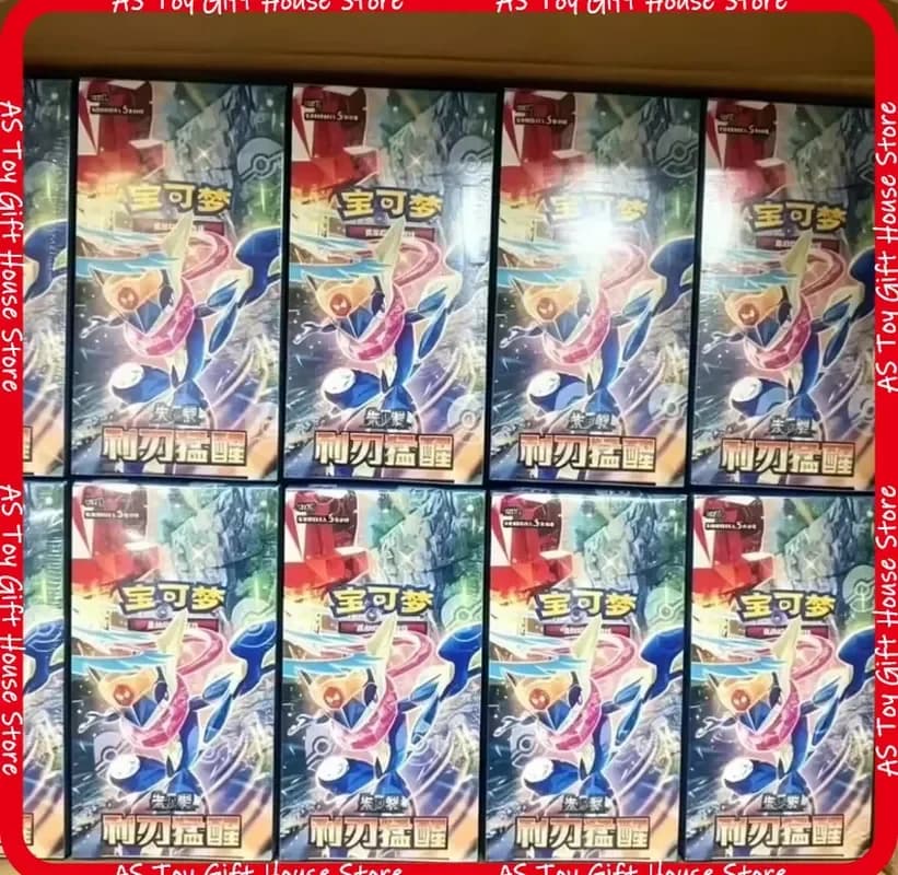 New Scarlet & Violet 12.0 13.0 14.0 15.0 Csv6c Trading Card Game Ptcg Booster Box Simplified Chinese Version Collection Toys