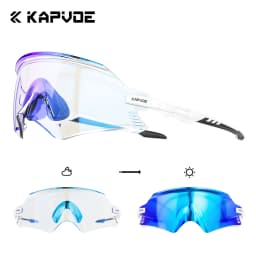 KAPVOE Outdoor Sports Hiking Women Bicycle Cycling UV400 Goggles Men Photochromic Cycling Sunglasses Road Driving Bike Glasses