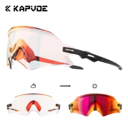 KAPVOE Outdoor Sports Hiking Women Bicycle Cycling UV400 Goggles Men Photochromic Cycling Sunglasses Road Driving Bike Glasses