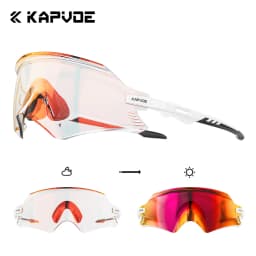 KAPVOE Outdoor Sports Hiking Women Bicycle Cycling UV400 Goggles Men Photochromic Cycling Sunglasses Road Driving Bike Glasses