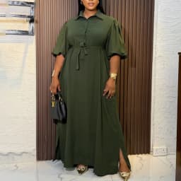 African Dress For Women Fashion Dashiki Pleated Vestidos Summer Autumn New Arrival Robe Elegant African Party Maxi Dress