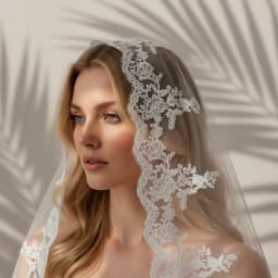 Long Bridal Veils Lace Edge Wedding Veil Mantilla Española Wedding Dress Accessories Apras and Veils for Wedding Party G99