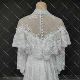 Victorian Lace Long Sleeves Bridal Gown High Neck Vintage Buttons Sheer Back Tiered Wedding Dress Customized Retro Real Photos