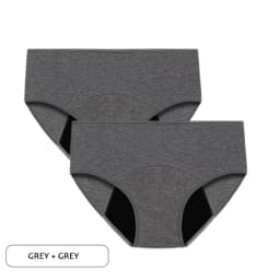 2pcs Woman Menstrual Panties Large Size Female Period Brief Leakproof Physiological Underwear Cotton Breathable Postpartum Panty