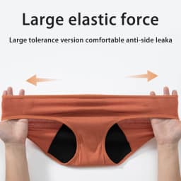 2pcs Woman Menstrual Panties Large Size Female Period Brief Leakproof Physiological Underwear Cotton Breathable Postpartum Panty
