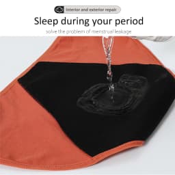 2pcs Woman Menstrual Panties Large Size Female Period Brief Leakproof Physiological Underwear Cotton Breathable Postpartum Panty