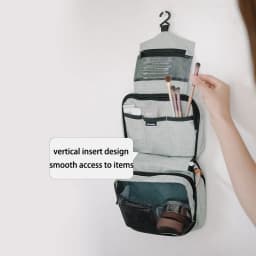 Naturehike SN03 Travel Hanging Toiletry Bag Water-proof Cosmetic Storage Bag PVC Wet Dry Separated Bag Camping Hiking Wash Bag