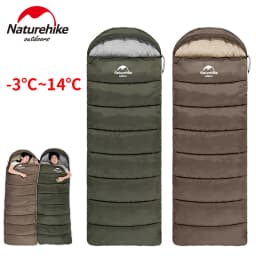 Naturehike Sleeping Bag Hollow Cotton Ultralight Winter for Adult Outdoor Camping Thicken Warm Waterproof Envelope Sleeping Bag