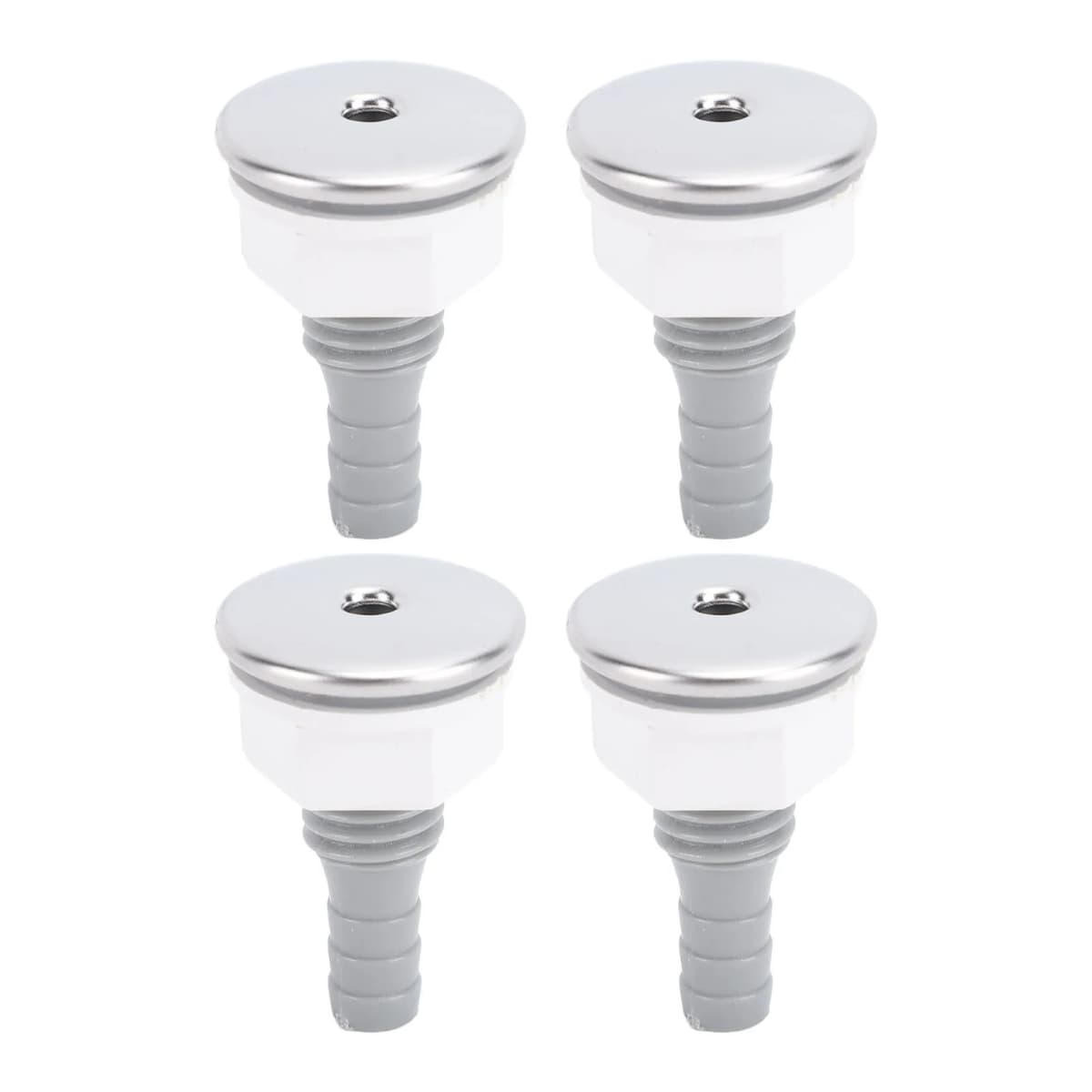4pcs Bathtub Air Bubble Jet Nozzle PVC SPA Bathtub Straight Bubble Nozzle for Pool Accessory