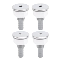 4pcs Bathtub Air Bubble Jet Nozzle PVC SPA Bathtub Straight Bubble Nozzle for Pool Accessory