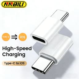 NNBILI USB Type C To Lightning Adapter For Converter for Huawei Fast Charging Adaptor