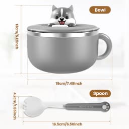 Stainless Steel Ramen Bowl Instant Noodles Bowl Cooker Portable Drain Bowl Lunch Box Kitchen Utensils Instant Noodle Partner