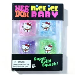 Needoh Maltose Ice Cube Square Fidget Toy 3cm, 4 Colors Sensory Toy Stress Anxiety Relief Educational Squeeze Toy for Kids
