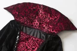 Girls Cosplay Halloween Vampire Devil Dress for Kids Ghost Bride Gothic Costume Vampire Carnival Outfits Black Red Mesh Clothes