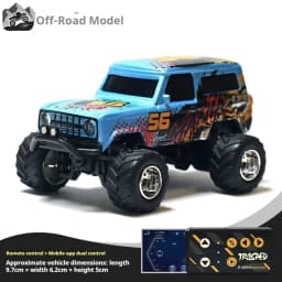 Mini RC Car 1:64 Remote Control Drift Car Mini High-Speed Off-road Climbing Racing Cars Children's Toys Adult Gifts In Stock