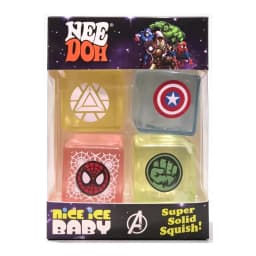 4Pcs NeeDoh Nice Ice Baby Ice Cube Squishy Toy, Slow Rebound Anti-Anxiety Sensory Fidget Toy, Stress Relief Gift for Kids Adults