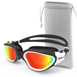 Polarized Swimming Goggles for Adult Anti-Fog UV Protection Lens Men Women Waterproof Adjustable Silicone Swim Glasses Adults