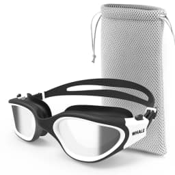 Polarized Swimming Goggles for Adult Anti-Fog UV Protection Lens Men Women Waterproof Adjustable Silicone Swim Glasses Adults