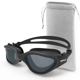 Polarized Swimming Goggles for Adult Anti-Fog UV Protection Lens Men Women Waterproof Adjustable Silicone Swim Glasses Adults