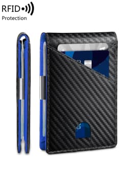 RFID Anti-Theft Brush Men's Wallet Portable Double Fold Cross Front Pocket Card Holder Multifunctional 12 Card Slot Short Zero W