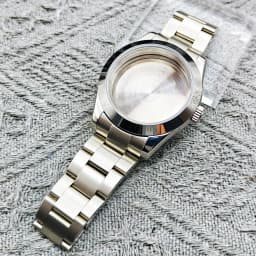 36/39/41mm NH35 36 38 Movement 904L Stainless Steel Constant Motion Case Watch Assembly Replacement Parts Oyster Strap