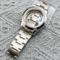 36/39/41mm NH35 36 38 Movement 904L Stainless Steel Constant Motion Case Watch Assembly Replacement Parts Oyster Strap