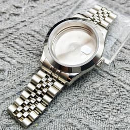 36/39/41mm NH35 36 38 Movement 904L Stainless Steel Constant Motion Case Watch Assembly Replacement Parts Oyster Strap
