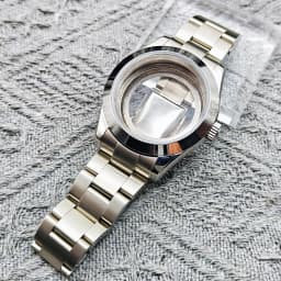 36/39/41mm NH35 36 38 Movement 904L Stainless Steel Constant Motion Case Watch Assembly Replacement Parts Oyster Strap