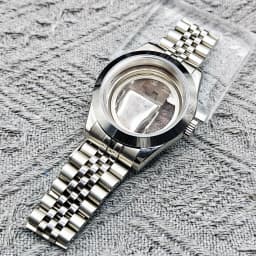 36/39/41mm NH35 36 38 Movement 904L Stainless Steel Constant Motion Case Watch Assembly Replacement Parts Oyster Strap