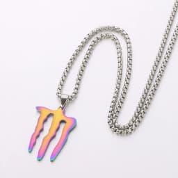 Hip-Hop Style Demon Claw Necklace Titanium Steel Pendant Unique Fashion Accessory for Parties Gift for Women And Men