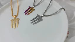 Hip-Hop Style Demon Claw Necklace Titanium Steel Pendant Unique Fashion Accessory for Parties Gift for Women And Men