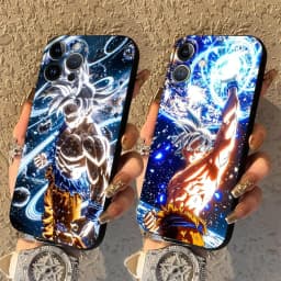 Case for iPhone XS Max XR 13 12 11 17 Pro Max 7 8 15 16 14 Plus 17Air Black Soft Phone Cover Dragon Ball Z Universe Goku