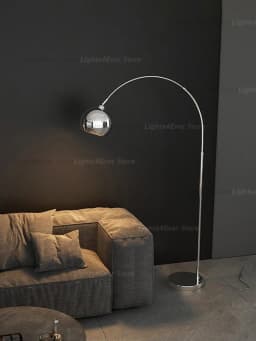 LED E27 Chrome Stainless Steel OZ0105 Floor Lamps Classical Home-applicants Elegant Indoor Light Wrm Home Decor