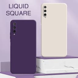 Original Square Liquid Phone Case for Huawei Y6 Y7 Y7a Y8p Y9 Y9s Pro Prime 2019 Soft Silicone 360 Protective Shockproof Covers