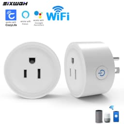 US WiFi Smart Plug Smart Outlet with Timer And Scene Linkage Voice Control Compatible with Alexa And Google Home, CozyLife APP