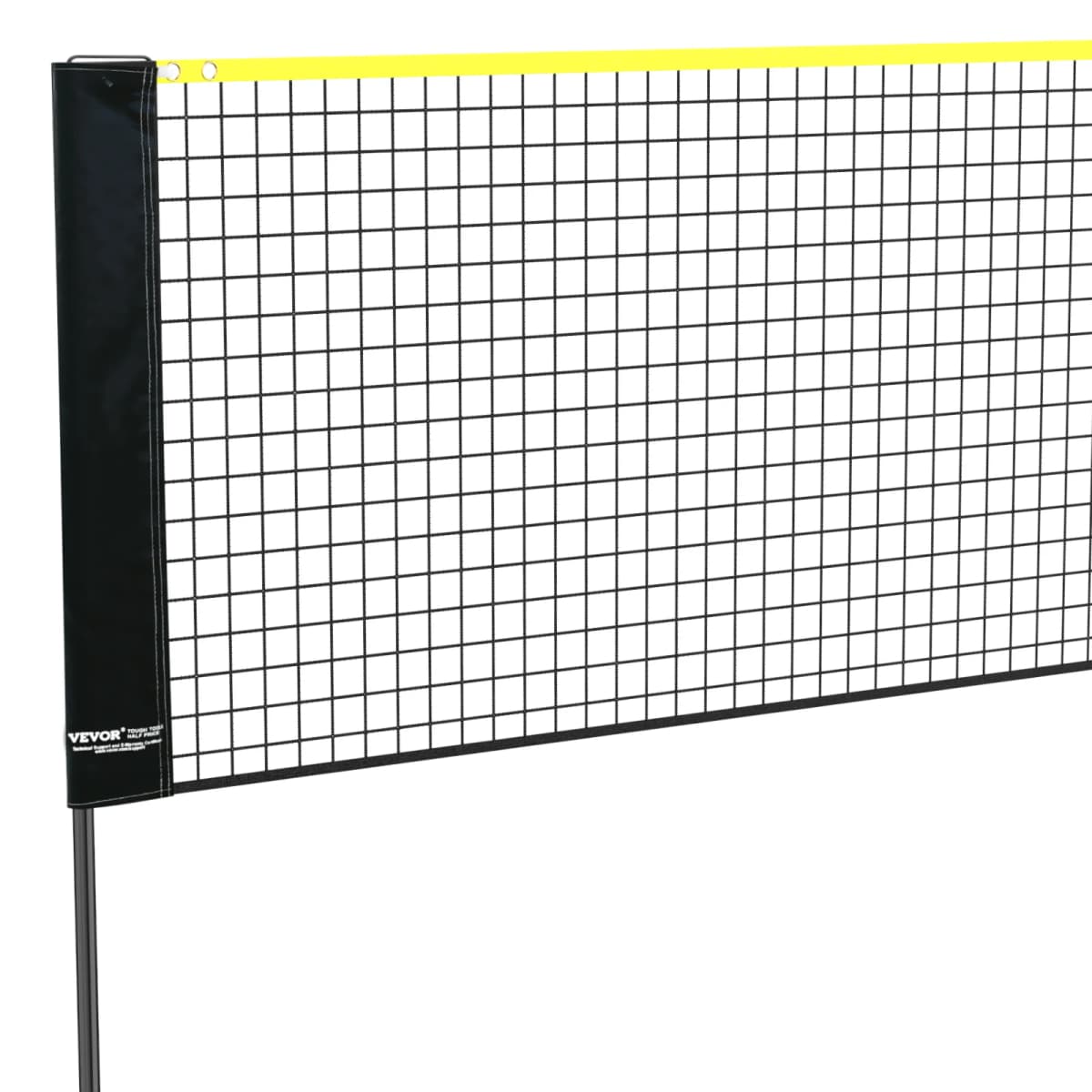 SucceBuy 20FT Badminton Net Height Adjustable Volleyball Net Wide Foldable Pickleball Net Portable Tennis Net Set w/Poles Stand