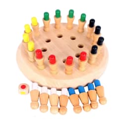 Imitation Wooden Memory Match Stick Chess Color Game Board Puzzles Montessori Educational Toy Cognitive Ability Learning Toys