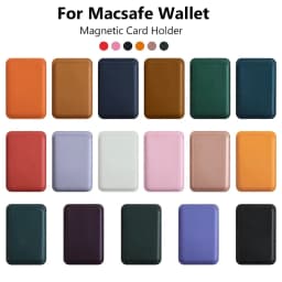 Luxury For Magsafe Magnetic Leather Wallet Case For iPhone 16 17 18 14 Pro Max 15Pro S26 Card Holder Phone Bag Cover Accessories
