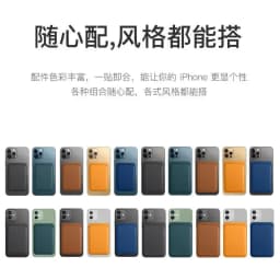 Magsafe Series Magnetic Leather Wallet Case for iPhone with Card Holder Lightning Connector Compatible with 17 16 15 Promax 14 P