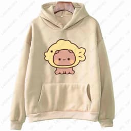 I Like BuBu/Dudu Kawaii Matching Graphic Hoodie Panda Bear Bubu and Dudu Couples Sweatshirt Unisex Cartoon Hoody Couples Gift