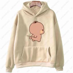 I Like BuBu/Dudu Kawaii Matching Graphic Hoodie Panda Bear Bubu and Dudu Couples Sweatshirt Unisex Cartoon Hoody Couples Gift