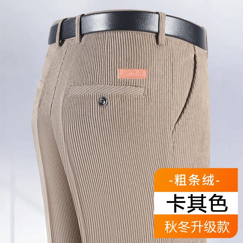 2025 Cotton Corduroy Pants Men Soft and Comfortable Fabric Corduroy Joggers For Middle-aged Men Dad Husband Daily Office Pants