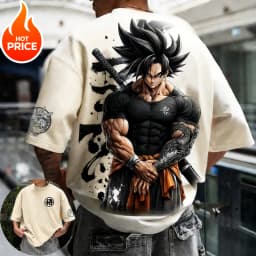 Son Goku Gym Dragon Ball Super Saiyan Harajuku Men Summer Cotton T-Shirt Top Loose Women Streetwear Casual Short Sleeve Tee