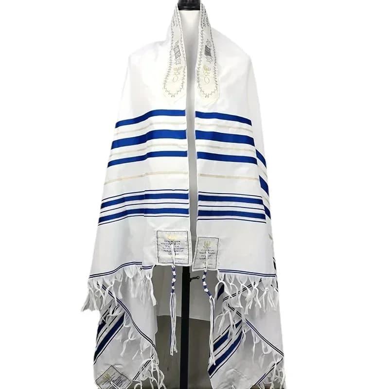110*180cm Large Size Prayer Shawl with Cloth Bag Praying Scarfs Priez Wraps for Men Women Priest Arab