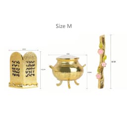 BRTAGG Accessories Contents for Ark Of The Covenant - Aaron's Rod Manna Ten Commandments Stone