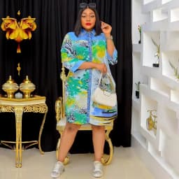 Dashiki African Print Dresses for Women 2024 New Fashion Robe Africaine Femme Plus Size Africa Clothing Lady Party Dress Gown
